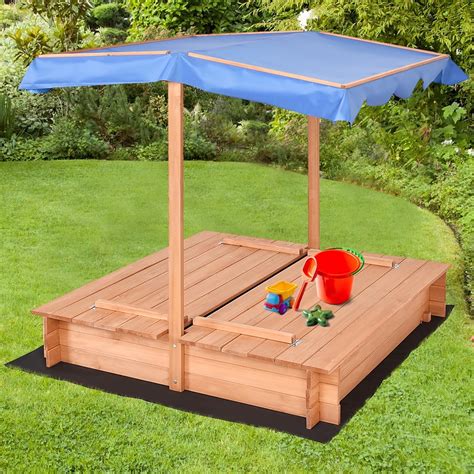 outdoor sandbox for kids